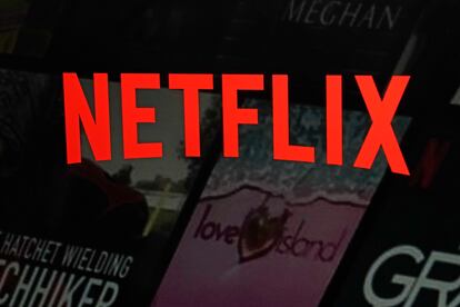 The Netflix logo is shown in this photo from the company's website, in New York, Feb. 2, 2023.