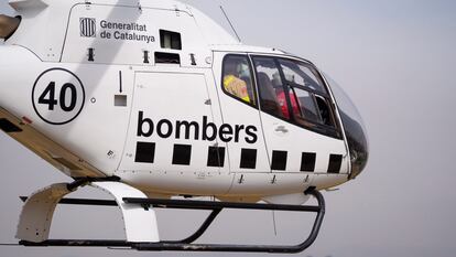Un helicóptero de Bomberos de la Generalitat, en una fotografía de archivo.