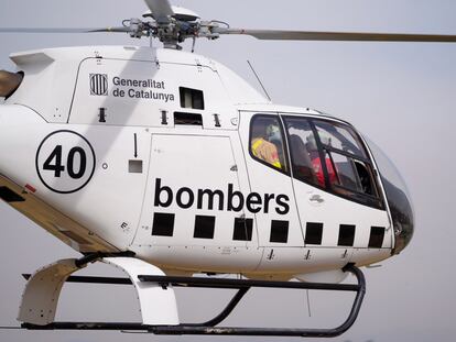 Un helicóptero de los Bomberos de la Generalitat.