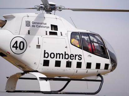 Un helicóptero de los Bomberos de la Generalitat.