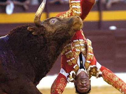 Cogida de Pepín Liria