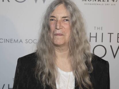 Patti Smith, el 22 de abril en Nueva York.