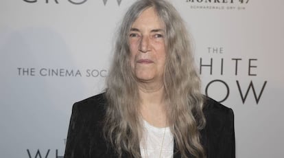 Patti Smith, el 22 de abril en Nueva York.