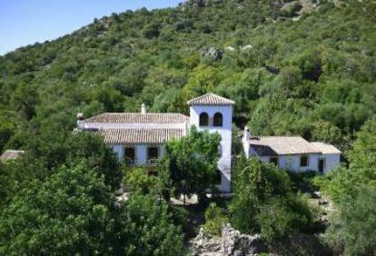 Una de las casas de Los Algarrobales, en El Gastor (Cádiz).