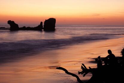 Playa de El Tunco.