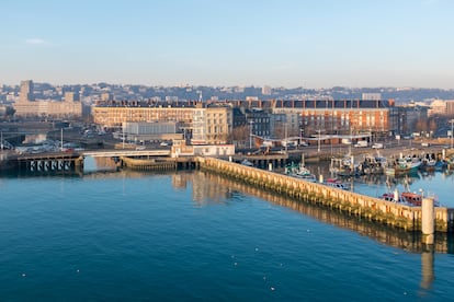 Le Havre, ciudad portuaria.