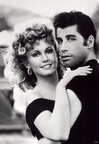 Olivia Newton-John y John Travolta en 'Grease'.jpg