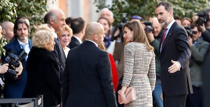 King Felipe VI at Madrid’s Thyssen-Bornemisza Museum on Friday.