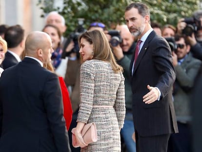 King Felipe VI at Madrid’s Thyssen-Bornemisza Museum on Friday.