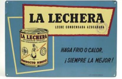 Etiqueta de La lechera.