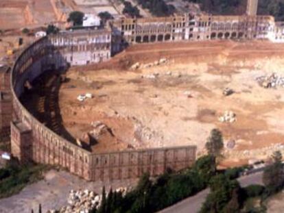 L'estadi de Montjuïc l'1 d'octubre del 1986.