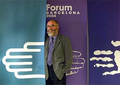 Jaume Pagés, consejero delegado del Fórum 2004, en las oficinas de este organismo.