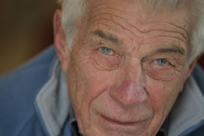 El escritor John Berger, en Madrid en 2010.