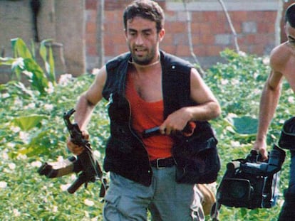 El cámara Miguel Gil, que falleció en Sierra Leona en el año 2000, durante la Guerra de los Balcanes.