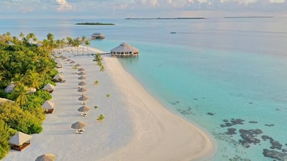 La isla de Dhonfanu, en Maldivas.