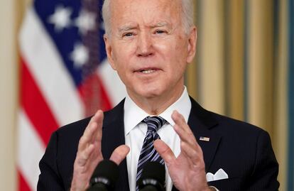 El presidente Joe Biden en la Casa Blanca, en Washington.