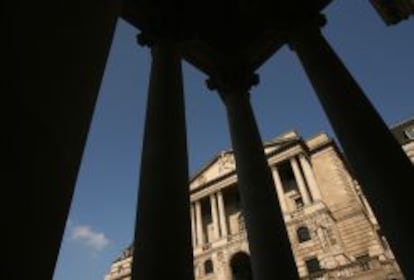 Fachada del Banco de Inglaterra en Londres.