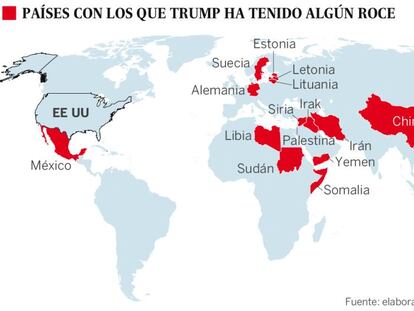 Las tensiones globales que ha creado Donald Trump