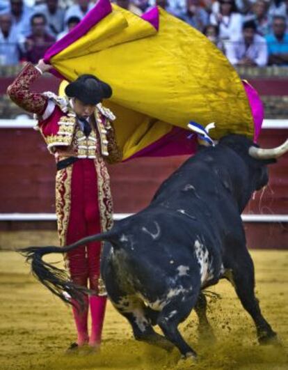 Perera, en la Feria de Colombinas de Huelva, el pasado agosto.