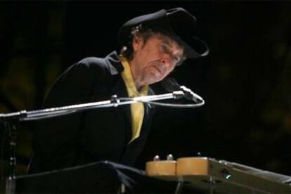 Bob Dylan, durante el concierto que ofreció el verano pasado en Alcalá de Henares.