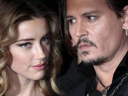 Johnny Depp y Amber Heard en el estreno británico de 'Black Mass', en octubre de 2015.