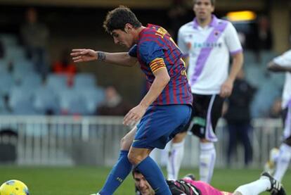 Soriano remata a portería en el duelo ante el Numancia.