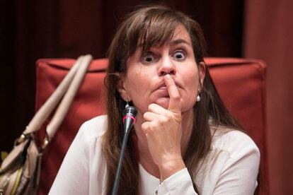 Victoria Álvarez aquest divendres al Parlament.