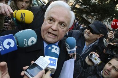 El expresidente de la Diputación el día de su comparecencia en el juzgado