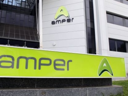 Fachada de la empresa Amper.