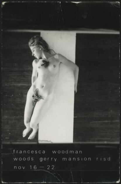 Autorretrato de Francesca Woodman, en 1979.