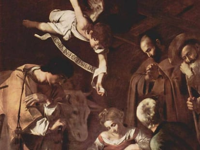 'Natividad con San Francisco y San Lorenzo', de Caravaggio.