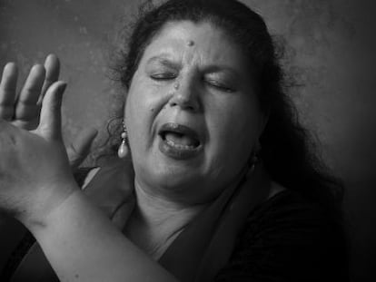 La cantaora Inés Bacán.