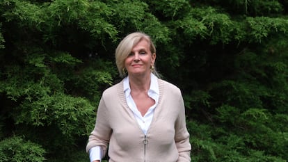 María Neira, directora del Departamento de Medio Ambiente, Cambio Climático y Salud de la OMS, la pasada semana en el parque de San Francisco de Oviedo.