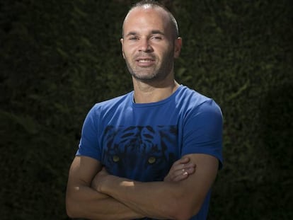 Iniesta, en la ciudad deportiva del Barcelona.