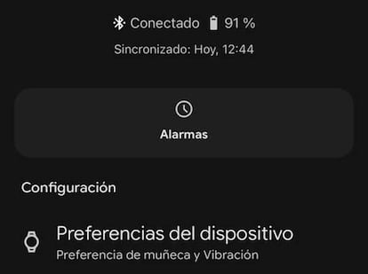 Alarma en la Google Fitbit Air
