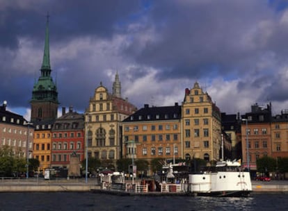 Paseo de Strömga en Estocolmo (Suecia).