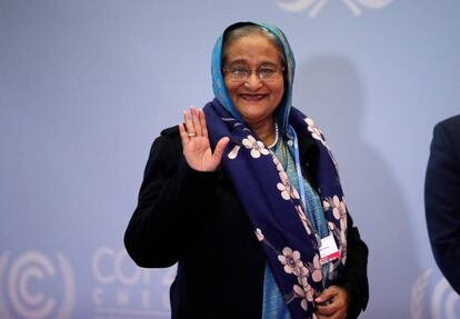 La primera ministra de Bangladesh, Sheikh Hasina.