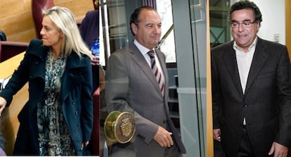 Sonia Castedo, José Joaquin Ripoll y Enrique Ortiz.
