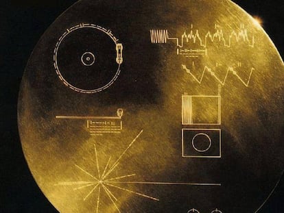 El Disco de Oro de las sondas Voyager.