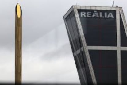 Edificio de Realia en la plaza de Castilla de Madrid.