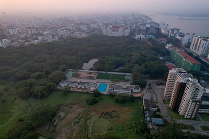 Mangalavanam, a protected bird sanctuary, sits in the heart of the city in Kochi, southern Kerala state, India, March 3, 2023