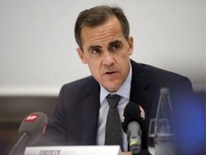 En la imagen, el nuevo gobernador del Banco de Inglaterra, Mark Carney, en una rueda de prensa en Basilea, Suiza. EFE/Archivo