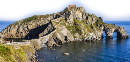 La ermita de San Juan de Gazteluatxe, en Bizkaia.