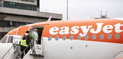 Un avión de EasyJet. 