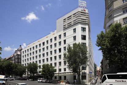 El Hotel Paseo del Arte, establecimiento de cuatro estrellas situado en la calle Atocha 123, de Madrid.