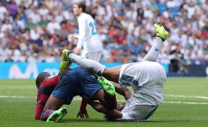 Marcelo, en el momento de su agresión a Lerma.