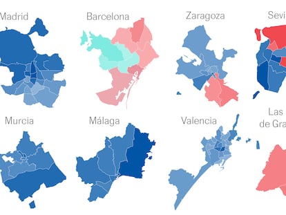 Resultados de las elecciones municipales 2023: el  PP arrolla