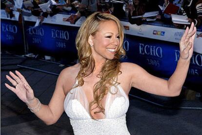 Mariah Carey, ayer en Berlín.