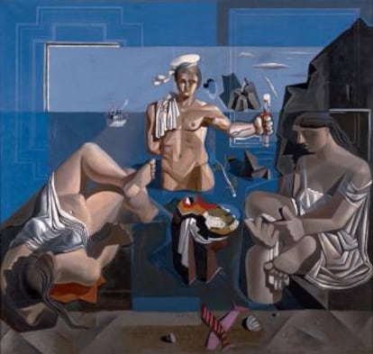'Acadèmia neocubista', de Salvador Dalí (1926).