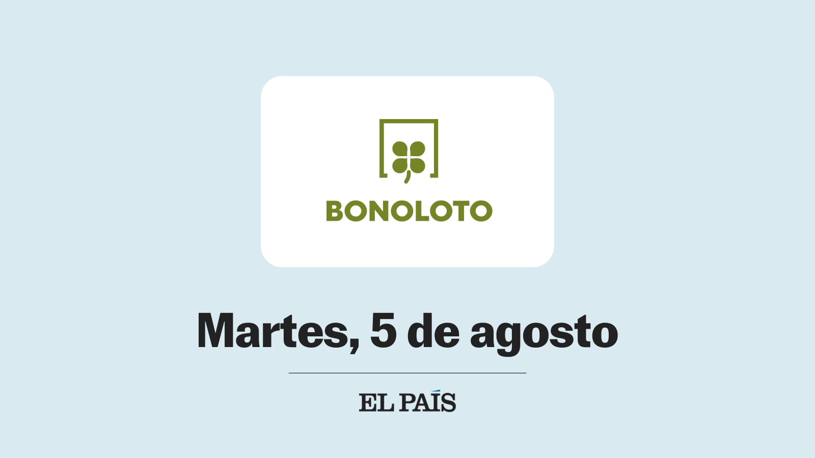 Bonoloto: comprobar sorteo del martes 5 de agosto